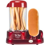 NouvelHorizonstore-P101CUD501 Machine à Hot-Dogs au vapeur,350W, ABS, Rouge