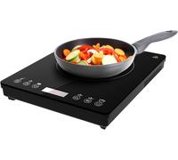 NouvelHorizonstore-Plaque à Induction Portable 1 Feu Full Magma Slim. Puissance de 2000W réglable sur 8 niveaux, design en verre haute résistance, écran tactile, minuterie, facile à nettoyer