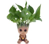 NouvelHorizonstore-Pot de fleurs décoratif avec trou de drainage en forme de bébé Groot du film Les gardiens de la galaxie