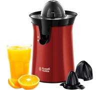 NouvelHorizonstore-Presse Agrumes Electrique 2 Sens Rotation Colours+ rouge (2 Cônes Interchangeables,sans BPA,lavables lave-vaisselle, stop-goutte,Facile & rapide, Démarrage auto. par pression) 260