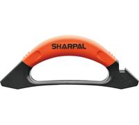 NouvelHorizonstore-Sharpal 112N Aiguiseur de haches et de couteaux 3 en 1 pour outils de jardin, couteaux, hache, machette, tondeuse à gazon, ciseaux, acier au tungstène pour meulage grossier, cérami