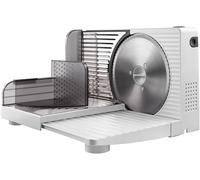 NouvelHorizonstore-Taurus Cutmaster Compact - Trancheuse électrique 100W, Pour jambon, viande et saucisson, Découpe de 1 à 15 mm, Lame en acier inoxydable de 17 cm, Table de découpe pliable, Protecti
