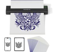Nouvelhorizonstore-Thermocopieur Tatouage Bluetooth Itp05, 20 Feuilles Papier Transfert Imprimante, Imprimante Stencil Tatouage, Transfert Tatouage Machine Copieur Pour Ios Android Et Mac, Noir