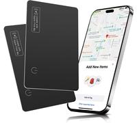 NouvelHorizonstore-Wallet Tracker Card Smart Tag Traceur Localisateurs d'objets (iOS Uniquement) Compatible avec Find My,¿¿tanche IP68 Pisteur Bluetooth Carte Intelligente pour Rep¿¿rer Portefeuille,B