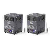 Nouvelle 1000W Machine à Etincelles Froides avec Télécommande, 2PCS | Machines Pyrotechniques pour Bar Party Halloween Noël Mariage Concert, 5.25Kg, 19.3x20.5x24.7CM