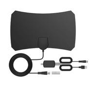 Nouvelle Antenne De Télévision D'intérieur, Antenne De Télévision Numérique Hd Longue Portée De 80 Miles + Amplificateur De Signal Prenant En Charge 4k 1080p Et Tous Les Anciens Téléviseurs