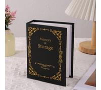 Nouvelle arrivée Album photo de 6 pouces avec 100 feuilles, album classique européen avec couverture estampée à chaud, design aléatoire pour 1 pièce, rentrée scolaire, fournitures scolaires Taille Uni