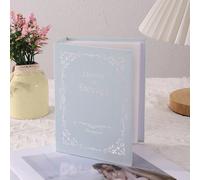 Nouvelle arrivée Album photo de 6 pouces avec 100 feuilles, style européen classique avec couverture dorée. Envoyé de manière aléatoire, 1 pièce Retour à l'école Taille UniquePapetier
