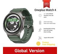 Nouvelle arrivée : Montre connectée OnePlus Watch 4 avec écran AMOLED de 1,5 pouces, Snapdragon W5 Gen 1, jusqu'à 16 jours d'autonomie, GPS, NFC, montre intelligente pour homme black watch standard