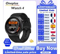 Nouvelle arrivée : Montre connectée OnePlus Watch 4, écran AMOLED 1,5 pouces, Snapdragon W5 Gen 1, jusqu'à 16 jours d'autonomie, GPS, NFC, montre intelligente pour homme black fast ship