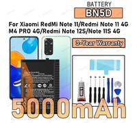 Nouvelle batterie BN5D de haute qualité pour Xiaomi RedMi Note 11/Note 11S 4G/M4 PRO 4G/Redmi Note 12S/Redmi Note 11 4G Redmi Note 11