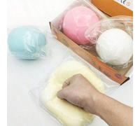 Nouvelle boule de fromage fluide géante Squishy, jouet de soulagement du stress à grande rebond lent et extra large Big rose,Géant jaune,Géant bleu,Géant BlancABS