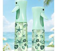 Nouvelle bouteille de spray de voyage à motif océan vert, bouteille de spray atomisante professionnelle à haute pression, pulvérisateur à brume fine automatique sans air à haute pression continue 200M