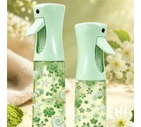 Nouvelle bouteille de spray de voyage rechargeable en PET avec motif océan vert, bouteille de spray atomisante professionnelle à haute pression, pulvérisateur à brume fine automatique sous vide contin