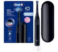 Oral-B iO Series 2 Brosse à dents électrique, 1 brosse, 3 modes de brossage, technologie magnétique, étui de voyage, conçue par Braun, noir nuit