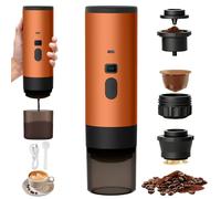 Nouvelle cafetière à capsules portable - Infusion à haute pression, chauffage rapide sans fil - 7500 mAh MACHINE A CAFE DOSETTE