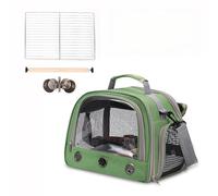 NOUVELLE cage pour perroquets, sac respirant pour oiseaux domestiques avec plateau pour perroquets et tente - Abri à oiseaux idéal pour perroquets et petits oiseaux(Green)