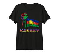 Nouvelle Calédonie Kanaky Drapeau Fierté et Courage T-Shirt Haut de Gamme