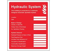 Nouvelle-Calédonie Signes 11452h hydraulique Arroseur Système plaque d'identité des Signes