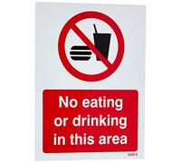 Nouvelle-Calédonie Signes 13232e pas manger ou boire dans cette Zone Sign, rigide Plastique, E : 200 mm x 150 mm