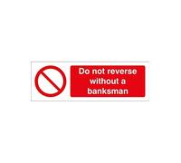 Nouvelle-Calédonie Signes 13648 M Envers ne pas sans un panneau banksman, 600 mm x 200 mm, en plastique rigide