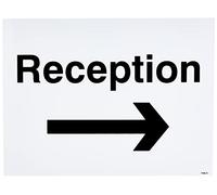 Nouvelle-Calédonie Signes 17596 K "réception flèche droite" Sign, rigide Plastique, 400 mm x 300 mm