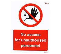 Nouvelle-Calédonie Signes 23205e sans accès pour personnel non autorisé signe, autocollant en vinyle, 200 mm x 150 mm