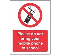 Nouvelle-Calédonie Signes 25471e Sign, veuillez NE pas Donner votre téléphone portable pour l'école