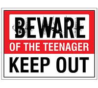 Nouvelle-Calédonie Signes 27204e Beware of the Teenager Keep Out