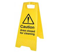 Nouvelle-Calédonie Signes 58546 Free-standing Panneau de sol, Attention Zone fermée pour nettoyage"