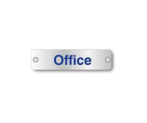 Nouvelle-Calédonie Signes 59614 Panneau de porte, Office", Impact visuel, Aluminium,