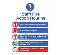 Nouvelle-Calédonie Signes 81439e Sign, Personnel Fire Action Routine