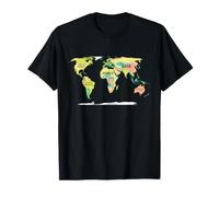 Nouvelle Carte du Monde 2026, Planisphère Terre - Géographie T-Shirt