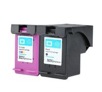 Nouvelle cartouche d'encre non OEM pour HP 302 hp-302 DESKJET 2130 1110 1Pcs Noir+ 1Pcs Tri-color