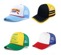 Nouvelle Casquette de Baseball Stranger Things Dustin en Maille, Casquette de Réflexion Henderson Unisexe Réglable, Accessoires pour Fêtes TV 4