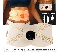 Nouvelle ceinture amincissante et sculptante EMS à 8 modes, massage par vibrations à 16 niveaux et chauffage, batterie 2500 mAh pour une utilisation prolongée, brûlage des graisses abdominales, modela