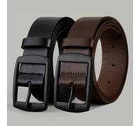 Nouvelle ceinture de luxe pour hommes ceinture en cuir PU boucle ardillon en métal de haute qualité marque célèbre concepteur ceinture de taille pour jean grande taille Black and Brown