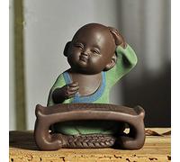 Nouvelle céramique créative Petites Statues de Bouddha Sculptures ameublement en Gros Buda décoration Feng Shui Ornements Artisanat (Taille : Style2)