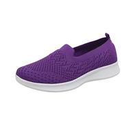 Nouvelle classification du produit - Baskets pour femme - Titre du produit - Chaussures confortables en maille avec nœud - Profil plat - Chaussures de loisirs respirantes pour femme - Plateforme