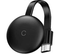 Nouvelle oogle Chromecast 3 pour Smart TV Wi-Fi - Clé HDMI Miracast sans fil pour Netflix et YouTube
