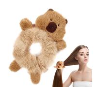 Nouvelle Clip Doux Pour Animaux : Élastique Pour Cheveux Capybara Peluche, Pinces Fourrure | Perruqueuse en Peluche Douce Pour Cheveux Épais Et Fins Cadeaux Pour Femmes Et Adolescents, Soutien