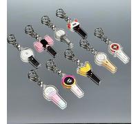 Nouvelle collection de porte-clés pendentifs double face laminés haute transparence pour fans des groupes d'idoles coréennes bts