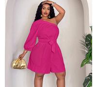 Nouvelle combinaison ample et sans manches blanche pour le printemps/été, taille élastique avec poches, en tissu tissé, convient pour les vacances, la plage, les bains de soleil, l'hôtel, la croisière