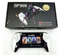 Nouvelle console de jeu portable SF3500 5 pouces 2026 pour émulateurs rétro PS1 GBA SNES MAME, machine de jeu portable FHD, cadeau de Noël SF3500 64G