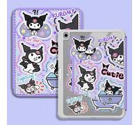 Nouvelle coque de protection Hello Kitty compatible avec iPad Air 5/4/3 (9e génération) et iPad Pro 11 (8/10e génération). Acrylique, rotation à