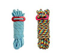 Nouvelle corde d'escalade de 6 mm, 4 mètres, corde de sécurité pour l'escalade en plein air, corde de sauvetage, corde de rappel, corde de descente, corde de pêche A5