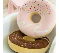 Nouvelle Coussin Oreiller d'enfant Jouet poupée en forme de Donut Le dessert Decor de Chambre et les jardins d'enfants , rose