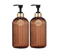 Nouvelle décoration d'appartement pour la maison, distributeur de savon pour la cuisine, bouteille à pompe manuelle réutilisable, bouteille de recharge de liquide, bouteille de savon pour la cuisine e