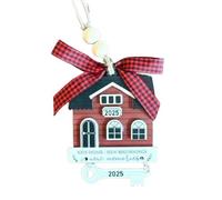 Nouvelle décoration de Noël pour la Maison, Notre première décoration pour la Maison - Souvenir de la de Pendaison de crémaillère 2024,Décoration de Noël en Bois pour première, décor de