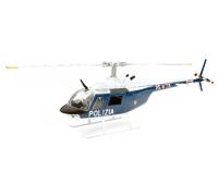 NOUVELLE ÉCHELLE DE RAYONS DIVERS HÉLICOPTÈRE AGUSTA BELL 206 POLICE MODÈLE D...